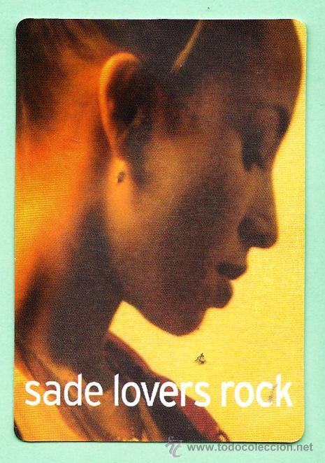 Collectionnisme Calendriers: calendario bolsillo - sade lovers rock - pub. disclub - musica - a&ntilde;o 2001