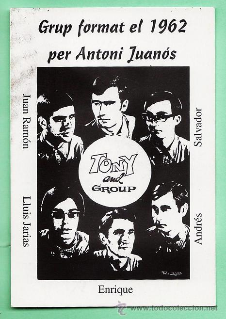 Collezionismo Calendari: calendario bolsillo - musica - tony and group - conjunto local de los 60 -tarragona - tgn - a&ntilde;o 2001
