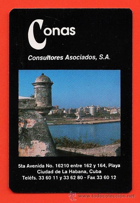 Collectionnisme Calendriers: calendario bolsillo - conas - consultores - calendario cubano - la habana - a&ntilde;o 1994