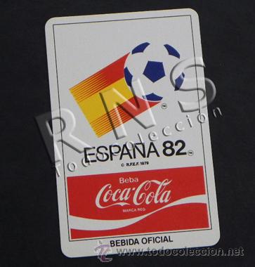Coleccionismo Calendarios: CALENDARIO DE BOLSILLO COCA COLA 1982 H. FOURNIER MUNDIAL F&Uacute;TBOL ESPA&Ntilde;A 82 COKE COCACOLA DEPORTE