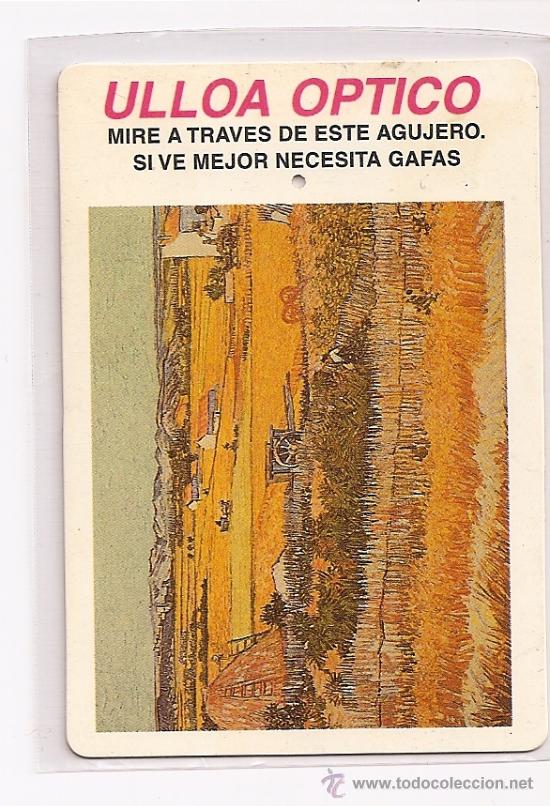 Coleccionismo calendarios: calendario 1998, ulloa optico - Foto 1