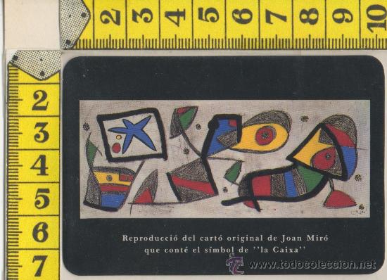 Coleccionismo Calendarios: CALENDARIO DE BOLSILLO DE BANCO LA CAIXA A&Ntilde;O 1991 JOAN MIRO CATALAN