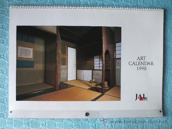 Collezionismo Calendari: CALENDARIO PARED 1998 - JAL / ART CALENDAR (TEXTO JAPONES) - 42 X 30 CM - AVIACION ARTE japon