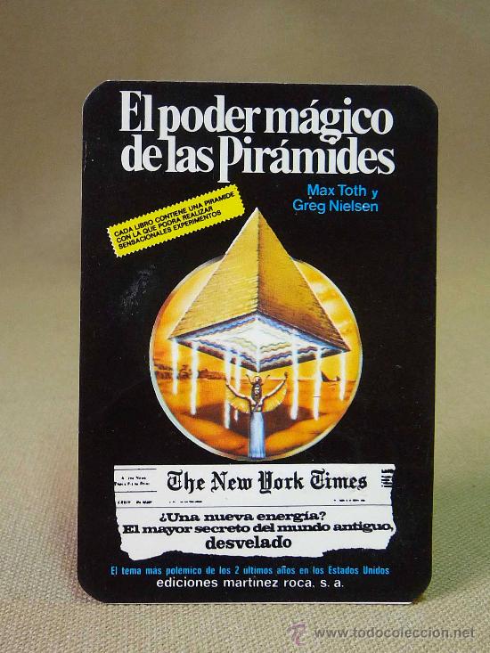Coleccionismo Calendarios: CALENDARIO DE BOLSILLO, EL PODER MAGICO DE LAS PIRAMIDES, 1978, EDICIONES MARTINEZ ROCA