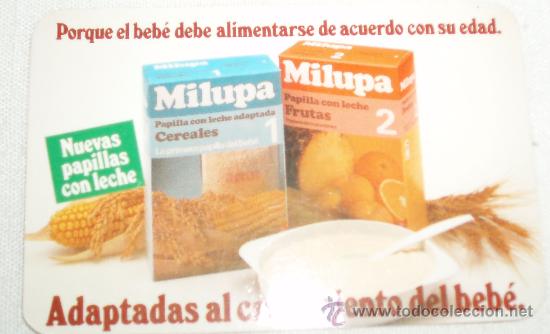 Coleccionismo calendarios: calendario de milupa a&ntilde;o 1982