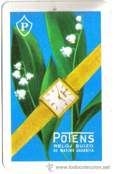 Coleccionismo Calendarios: CALENDARIO FOURNIER RELOJ POTENS A&Ntilde;O 1965