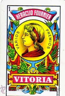 Colecionismo Calend&aacute;rios: Calendario Fournier. 1985. Heraclio Fournier. Vitoria. As de oros.