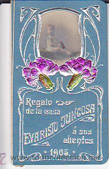 Coleccionismo calendarios: CALENDRIO PARA 1905 CHOCOLATES EVARISTO JUNCOSA - Foto 1