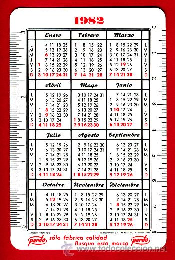 Collectionnisme Calendriers: CALENDARIO FOURNIER, PUBLICIDAD CARPETAS PARDO , 1982 1983 ,ORIGINAL , CAL4647
