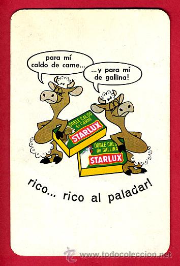 Coleccionismo Calendarios: CALENDARIO FOURNIER, PUBLICIDAD CALDO STARLUX , 1967 ,ORIGINAL , CAL4663