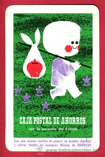 Coleccionismo Calendarios: CALENDARIO FOURNIER, PUBLICIDAD CAJA POSTAL AHORROS , 1966 ,ORIGINAL , CAL4689