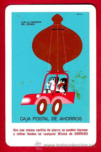 Coleccionismo Calendarios: CALENDARIO FOURNIER, PUBLICIDAD CAJA POSTAL DE AHORROS , 1976 ,ORIGINAL , CAL4700