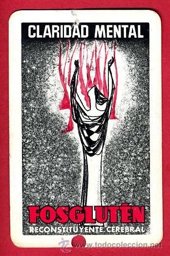 Coleccionismo Calendarios: CALENDARIO FOURNIER, PUBLICIDAD FOSGLUTEN , 1967 ,ORIGINAL , CAL4716