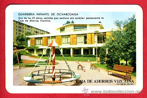 Coleccionismo Calendarios: CALENDARIO FOURNIER, PUBLICIDAD CAJA AHORROS VIZCAINA OCHARCOAGA, 1974 ,ORIGINAL , CAL4717
