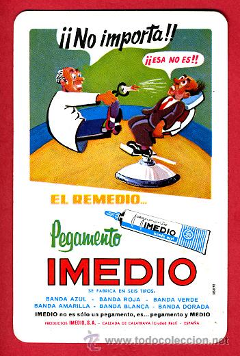 Coleccionismo Calendarios: CALENDARIO FOURNIER, PUBLICIDAD PEGAMENTO IMEDIO , 1977 ,ORIGINAL , CAL4736
