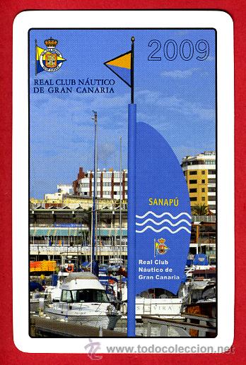 Coleccionismo Calendarios: CALENDARIO FOURNIER, PUBLICIDAD CLUB NAUTICO GRAN CANARIA , 2009 ,ORIGINAL , CAL4858