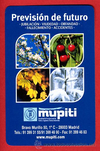 Coleccionismo Calendarios: CALENDARIO FOURNIER, PUBLICIDAD MUPITI , 2006 ,ORIGINAL , CAL4884