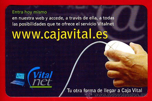 Collectables Calendars: CALENDARIO FOURNIER, PUBLICIDAD  CAJA VITAL  , 2001 ,ORIGINAL , CAL4954