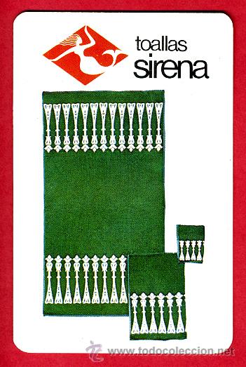 Coleccionismo Calendarios: CALENDARIO FOURNIER, PUBLICIDAD, TOALLAS SIRENA  , 1970 HORIZONTAL ,ORIGINAL ,CAL5012