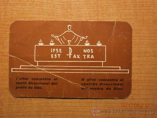 Coleccionismo Calendarios: CALENDARIO PARROQUIA DE SAN PIO X  A&Ntilde;O 1965 BARCELONA