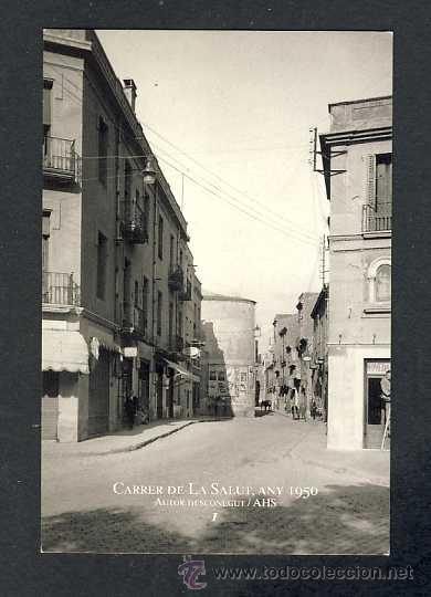 Coleccionismo calendarios: Calendario Imatges del Sabadell antic del 1996: Carrer de la Salut l' any 1950 (num.1)