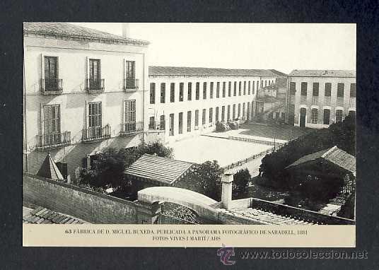 Coleccionismo Calendarios: Calendario Imatges del Sabadell antic del 2001: Fabrica de Miquel Buxeda 1881 (num.63)