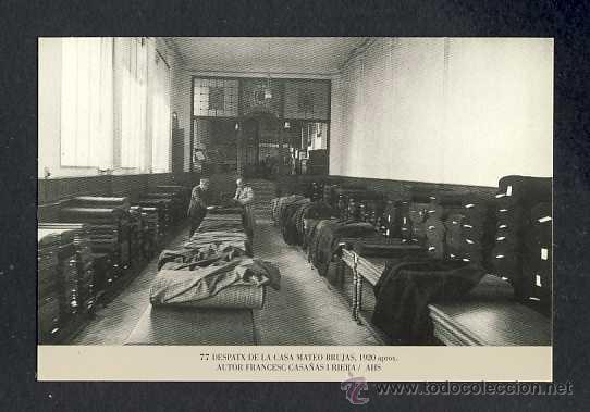 Coleccionismo Calendarios: Calendario Imatges del Sabadell antic del 2002: Despatx de la casa Mateu Brujas, 1920 (num.77)