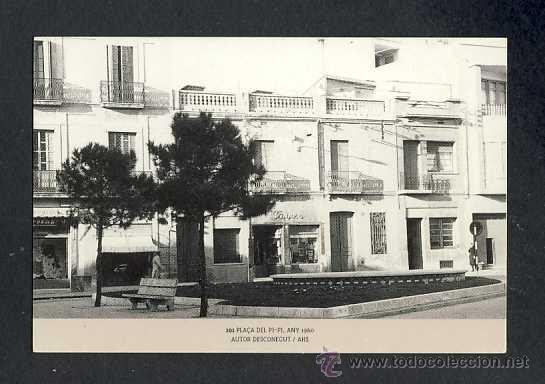 Coleccionismo calendarios: Calendario Imatges del Sabadell antic del 2004: Pla&ccedil;a del Pi-Pi, any 1960 (num.101)
