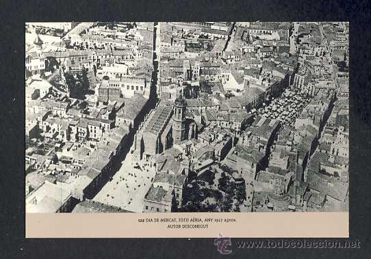 Coleccionismo calendarios: Calendario Imatges del Sabadell antic del 2006: Dia de mercat, foto a&egrave;ria, 1927 (num.122)