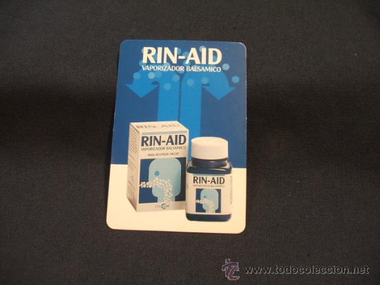 Collectables Calendars: CALENDARIO DE BOLSILLO - RIN-AID - VAPORIZADOR BALSAMICO - 1994 -