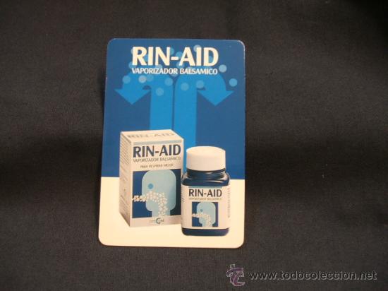 Coleccionismo calendarios: CALENDARIO DE BOLSILLO - RIN-AID - VAPORIZADOR BALSAMICO - 1994  -