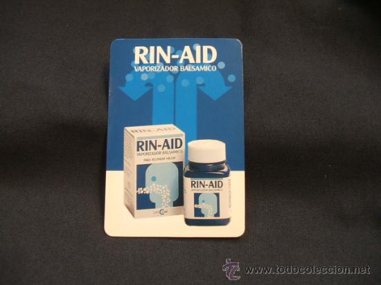 Coleccionismo calendarios: CALENDARIO DE BOLSILLO - RIN-AID - VAPORIZADOR BALSAMICO - 1994  -