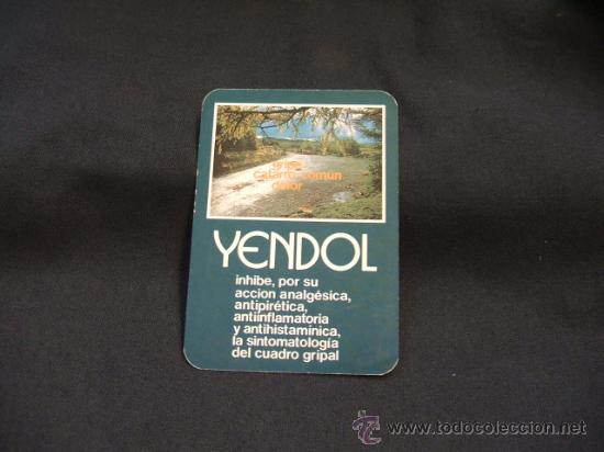 Coleccionismo calendarios: CALENDARIO DE BOLSILLO - YENDOL - 1990 - Foto 1