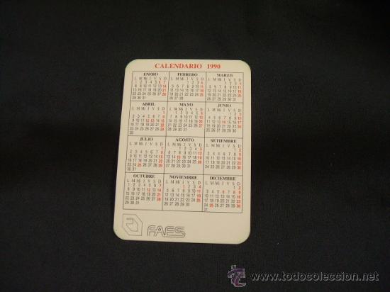 Coleccionismo calendarios: CALENDARIO DE BOLSILLO - YENDOL - 1990 - Foto 2