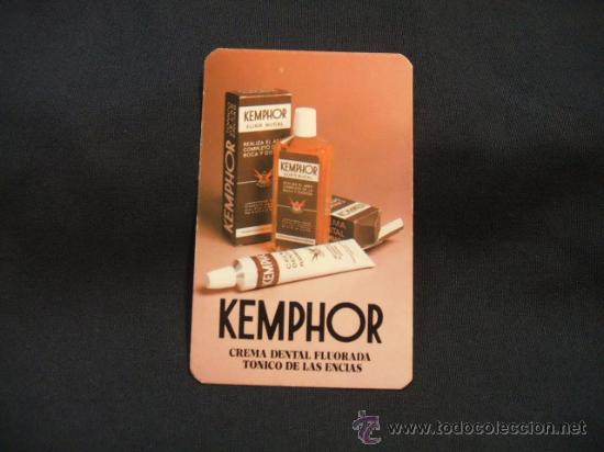 Colecionismo Calend&aacute;rios: CALENDARIO DE BOLSILLO - KEMPHOR - CREMA DENTAL FLUORADA TONICO DE LAS ENCIAS -  1982 -