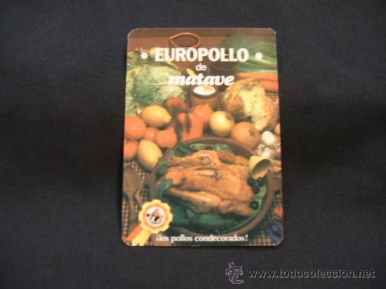 Colecionismo Calend&aacute;rios: CALENDARIO DE BOLSILLO - EUROPOLLO DE MATAVE - LOS POLLOS CONDECORADOS - 1981 -