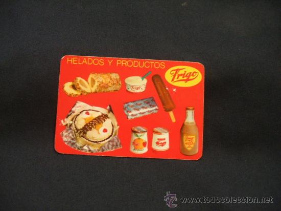 Collectables Calendars: CALENDARIO DE BOLSILLO - HELADOS Y PRODUCTOS FRIGO - 1967 -