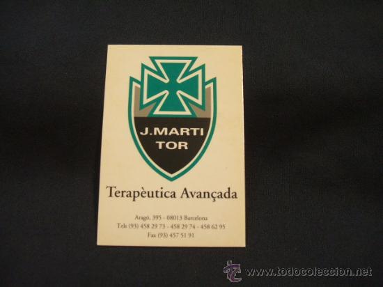 Colecionismo Calend&aacute;rios: CALENDARIO DE BOLSILLO - J. MARTI TOR - TERAPEUTICA AVAN&Ccedil;ADA - 1995 -