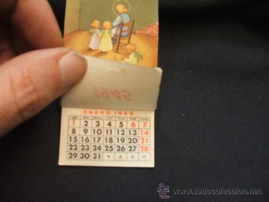 Coleccionismo calendarios: CALENDARIO A&Ntilde;O 1945 - - Foto 2