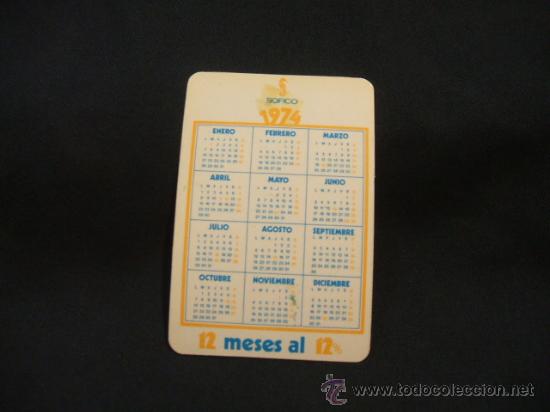 Coleccionismo calendarios: CALENDARIO DE BOLSILLO - SOFICO - 1974  - - Foto 2