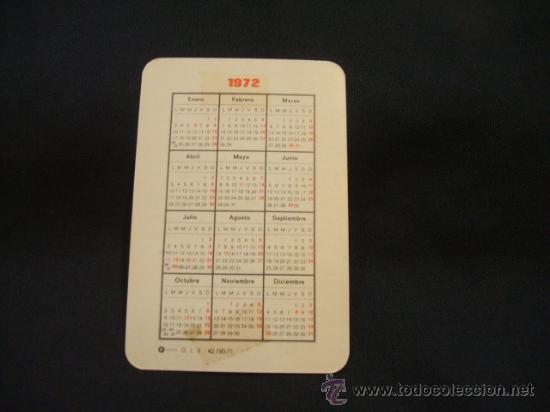 Coleccionismo calendarios: CALENDARIO DE BOLSILLO - BRA - 1972 - - Foto 2
