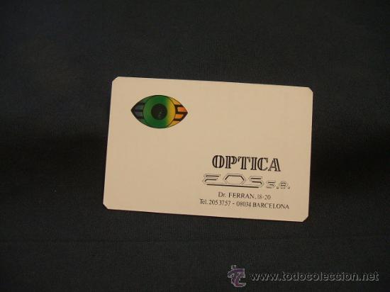 Colecionismo Calend&aacute;rios: CALENDARIO DE BOLSILLO - OPTICA EOS - 1994 -