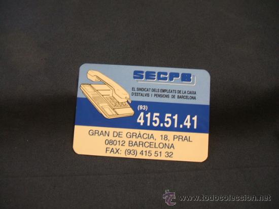Coleccionismo calendarios: CALENDARIO DE BOLSILLO - SINDICAT EMPLEATS CAIXA ESTALVIS I PENSIONS DE BARCELONA - 1993 -