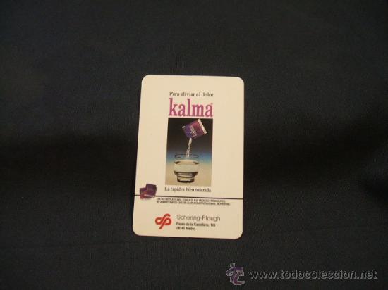 Colecionismo Calend&aacute;rios: CALENDARIO DE BOLSILLO - PARA ALIVIAR EL DOLOR - KALMA - 1996 -