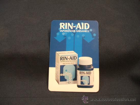 Collectables Calendars: CALENDARIO DE BOLSILLO - RIN-AID - VAPORIZADOR BALSAMICO - 1994 -