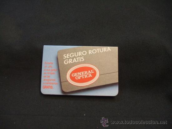Coleccionismo calendarios: CALENDARIO DE BOLSILLO DIPTICO - GENERAL OPTICA  - 1993 -