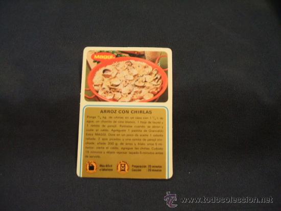 Coleccionismo calendarios: CALENDARIO DE BOLSILLO  - MAGGI - ARROZ CON CHIRLAS - 1977 -