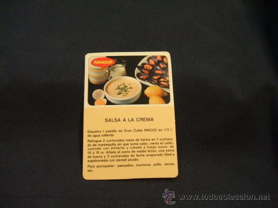 Collectables Calendars: CALENDARIO DE BOLSILLO  - MAGGI - SALSA A LA CREMA - 1976 -