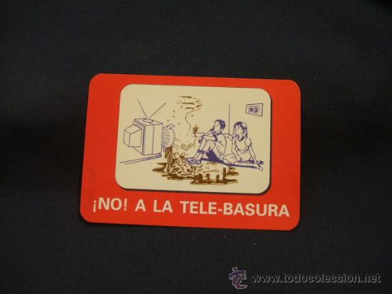 Colecionismo Calend&aacute;rios: CALENDARIO DE BOLSILLO - NO A LA TELE-BASURA - 1994 -