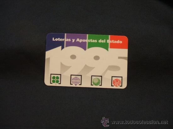 Collectables Calendars: CALENDARIO DE BOLSILLO - LOTERIAS Y APUESTAS DEL ESTADO -1995 -